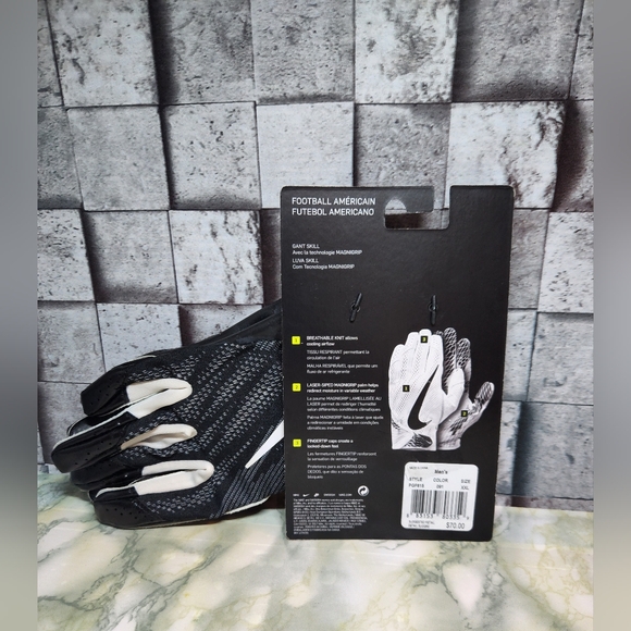 Nike Vapor Knit NFL Promo PRO STOCK Skill Glove Size XXL Football Américain - Picture 1 of 8